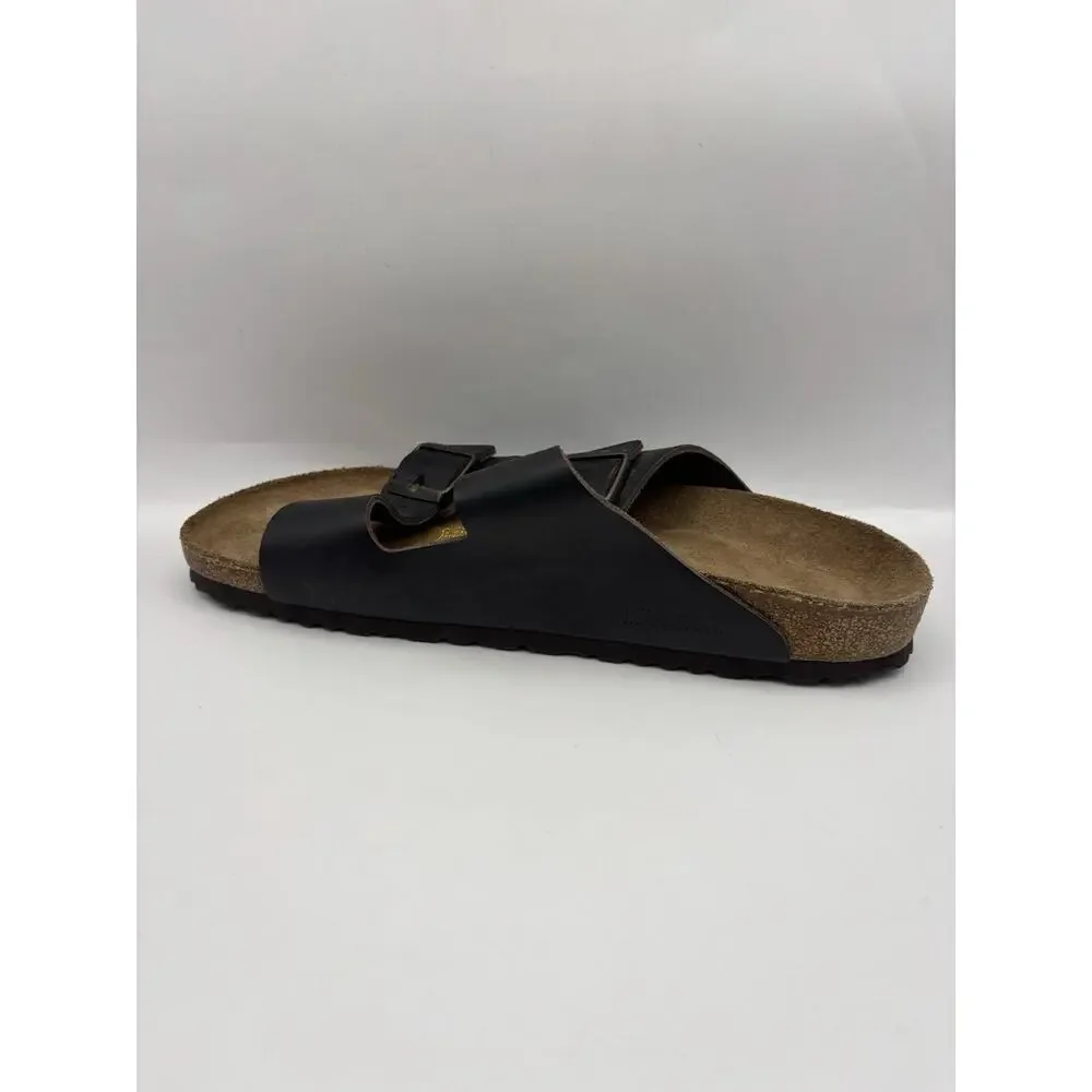 Birkenstock Arizona Black Leather Sandals Size 44 US Men Size 11